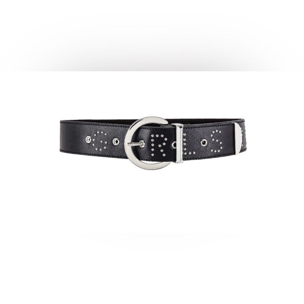GRLFRND Genuine Black‎ Leather Belt Size Medium